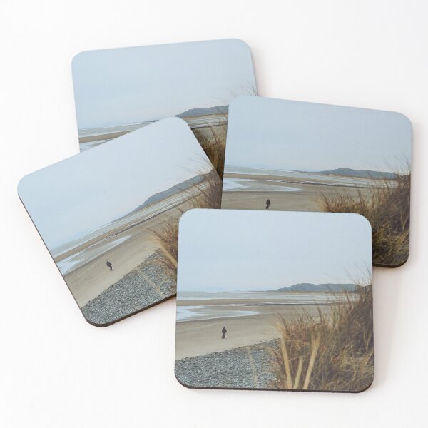 Item preview, Dog walker on the beach, Ynyslas Borth designed and sold by lewisjevons.