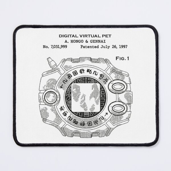 Item preview, Digital Virtual Pet Patent (Beige) designed and sold by TrashCatPosse.