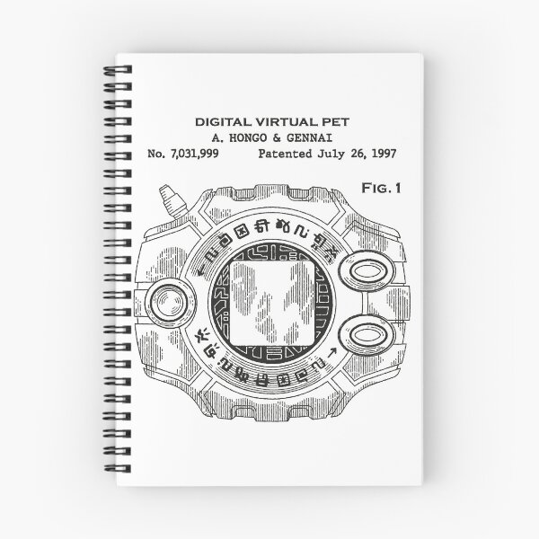 Item preview, Digital Virtual Pet Patent (Beige) designed and sold by TrashCatPosse.