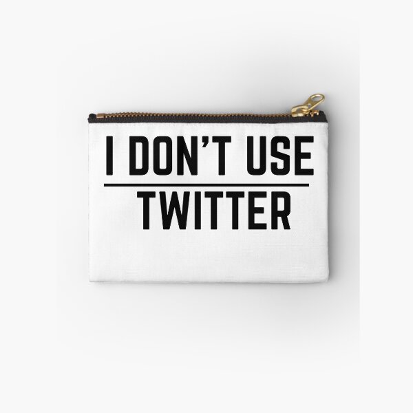 Item preview, I Don’t Use Twitter designed and sold by MonsSHOP ⭐⭐⭐⭐⭐.
