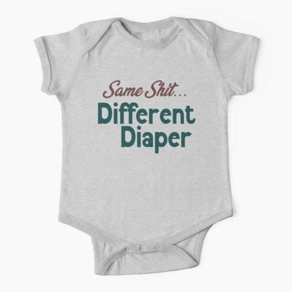 Same Same… Short Sleeve Baby One-Piece
