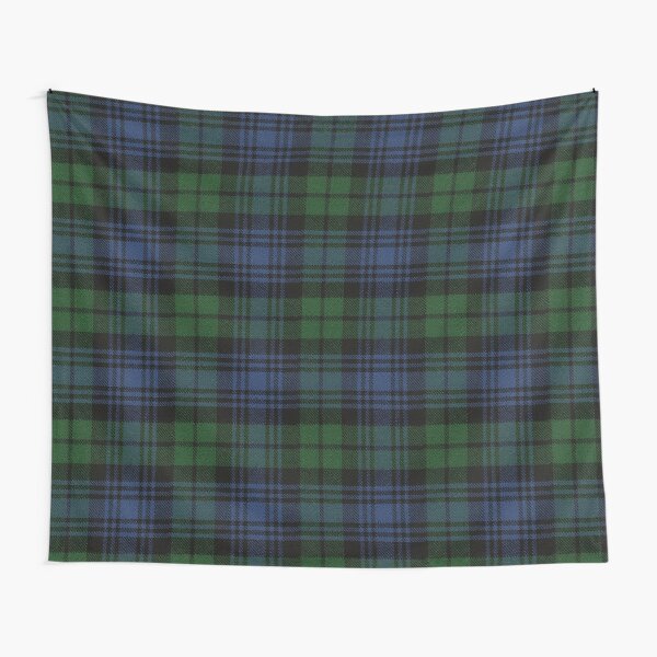 Black Watch Ancient Original Scottish Tartan Tapestry