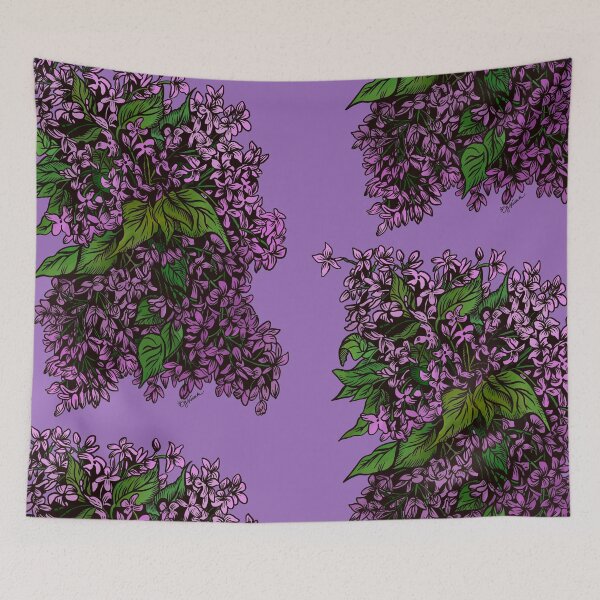 Item preview, Violet Lilacs Drawing designed and sold by CampK80.