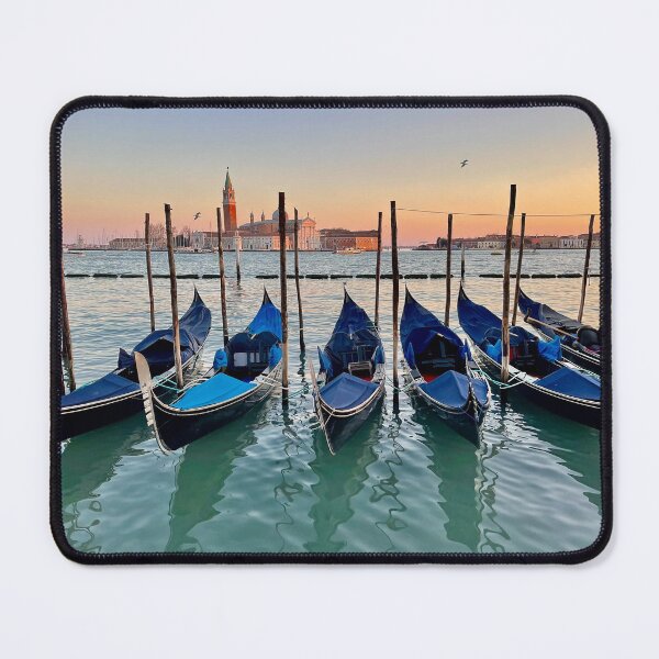 Item preview, Gondolas at sunset designed and sold by Jean-Luc Rollier.