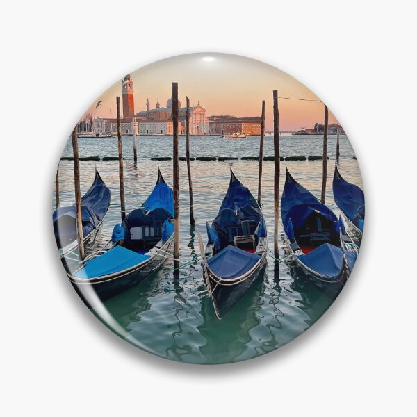 Item preview, Gondolas at sunset designed and sold by Jean-Luc Rollier.