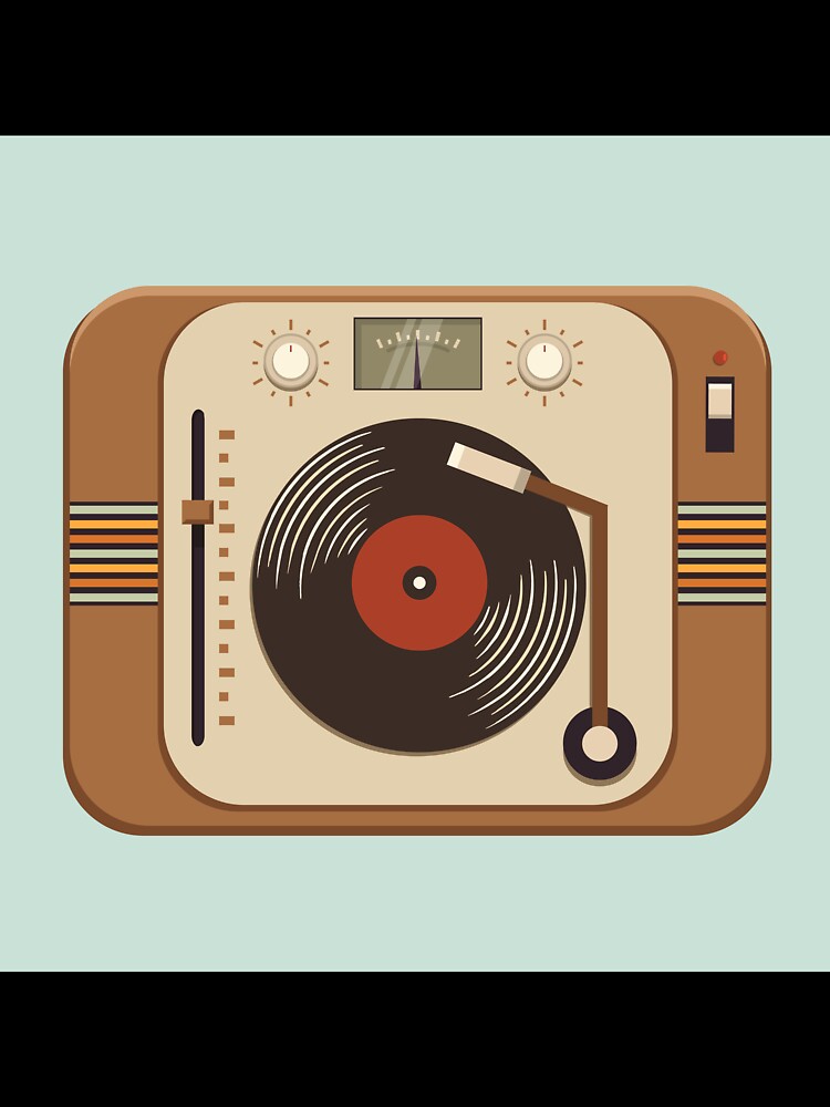 Vintage audio reel to reel tape recorder, vector illustration Sticker for  Sale by Familyshmot