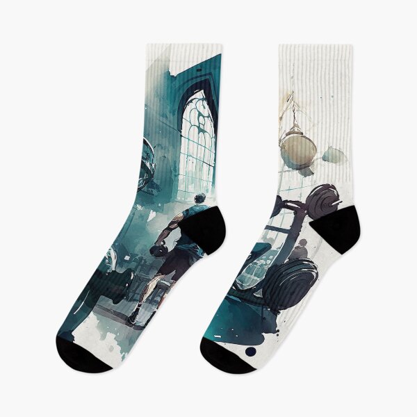 Item preview, gym watercolor designed and sold by shokA Design.