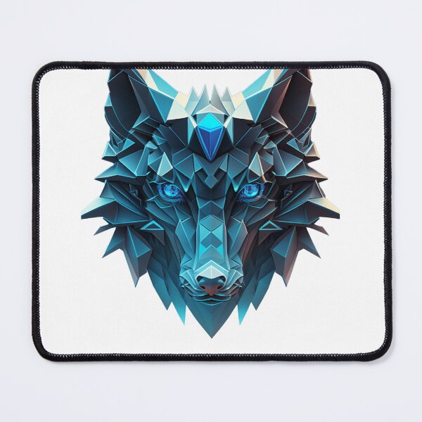 Item preview, Wolf Head Blue designed and sold by Tooncil.