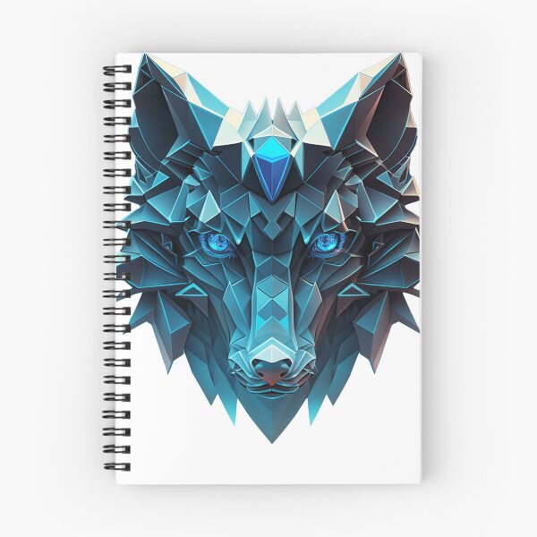 Item preview, Wolf Head Blue designed and sold by Tooncil.