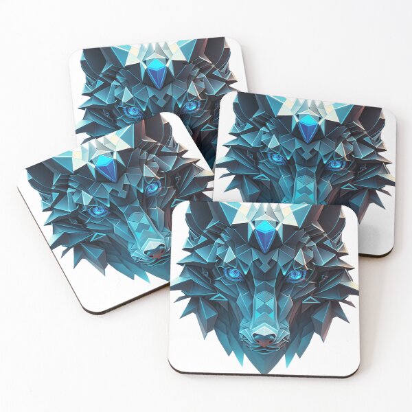 Item preview, Wolf Head Blue designed and sold by Tooncil.