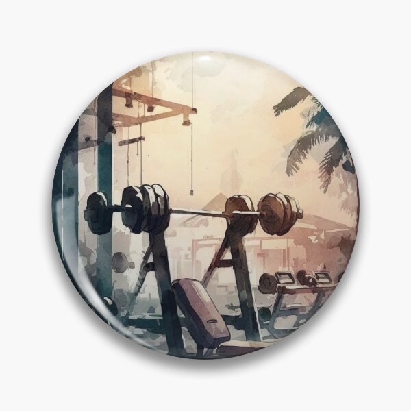 Artikelvorschau, gym watercolor entworfen und verkauft von shokA Design.