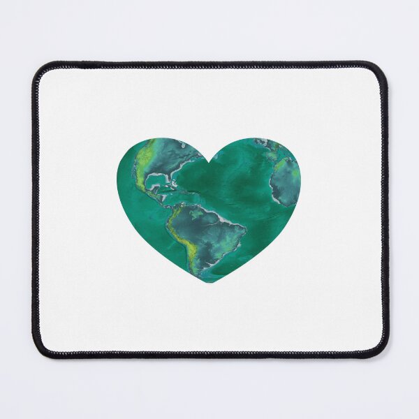 Item preview, Heart Shaped Earth designed and sold by Inspirationmotivation.