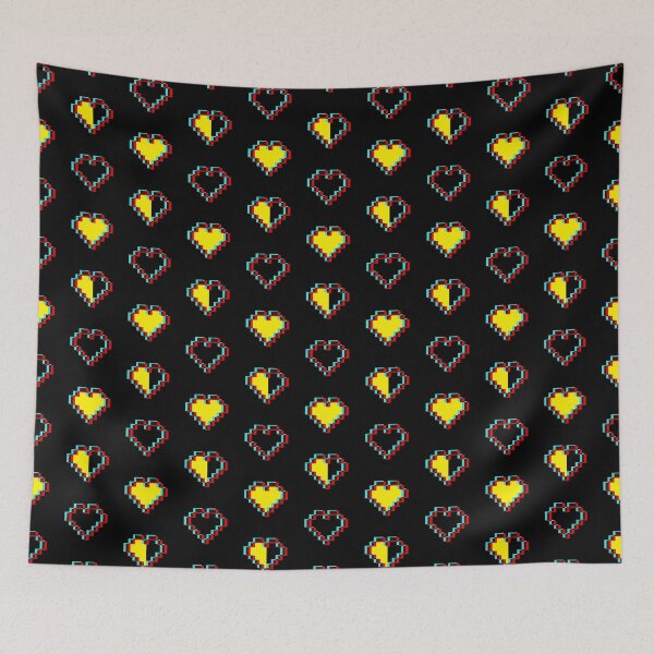 Item preview, 3D heart containers (dark) designed and sold by animinimal.