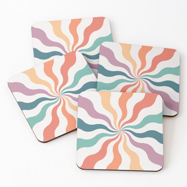 Item preview, Colorful wavy sun rays  designed and sold by BattaAnastasia.