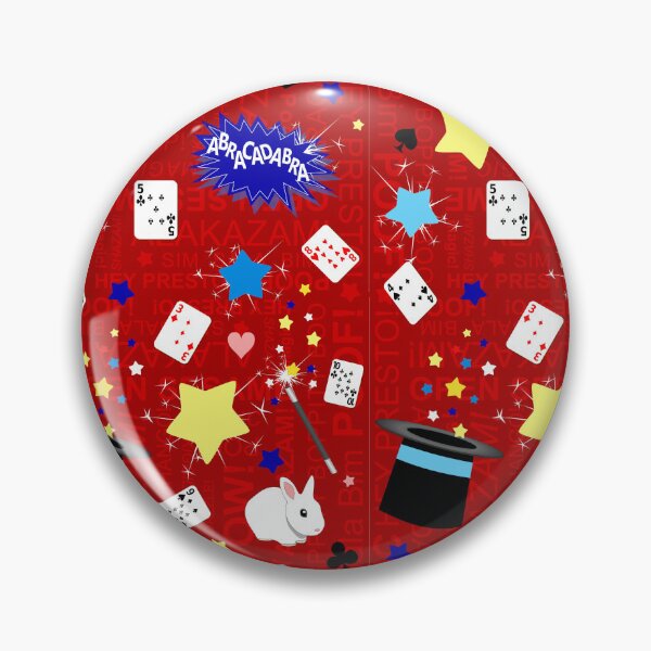 Item preview, Magic Tricks Magician Pattern - Red Magical Props designed and sold by inspirationzgal.