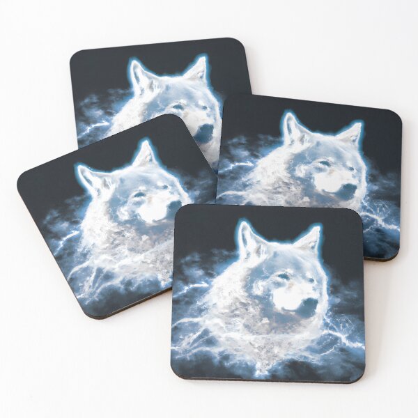 Item preview, Wolf with lightning designed and sold by Helleradi.