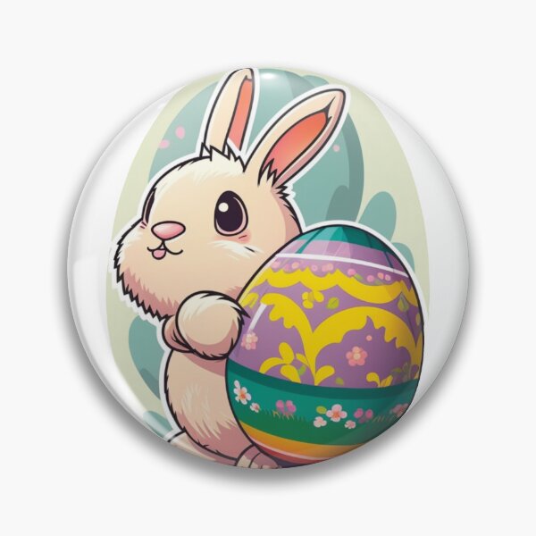 Item preview, Ester Bunny Rabbit with Easter Egg designed and sold by DigitalMandy.