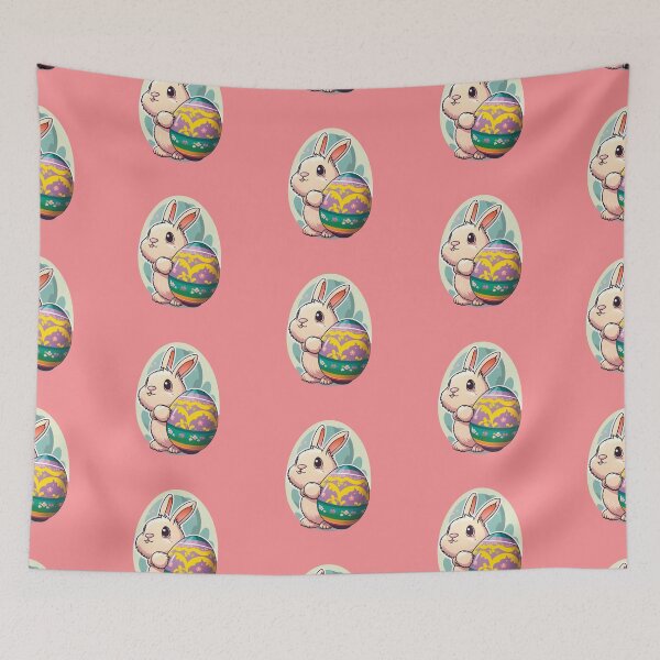 Item preview, Ester Bunny Rabbit with Easter Egg designed and sold by DigitalMandy.