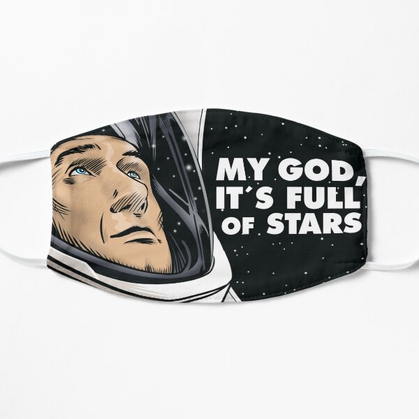 My God It's Full Of Stars Flat Mask