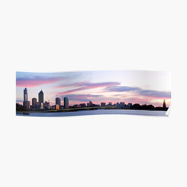 Perth City at Dawn Poster