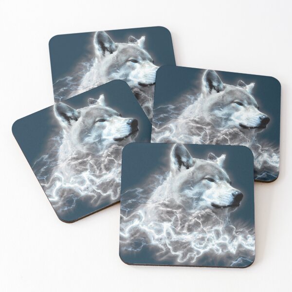 Item preview, Wolf with lightning designed and sold by Helleradi.