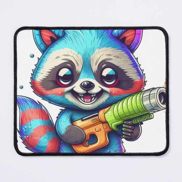 Item preview, Raccoon with Blaster designed and sold by Tooncil.