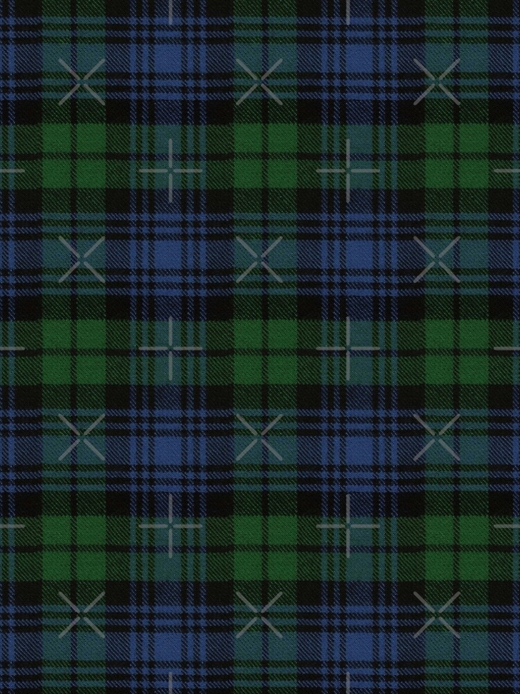 Black Watch Ancient Original Scottish Tartan by DiamondWillow
