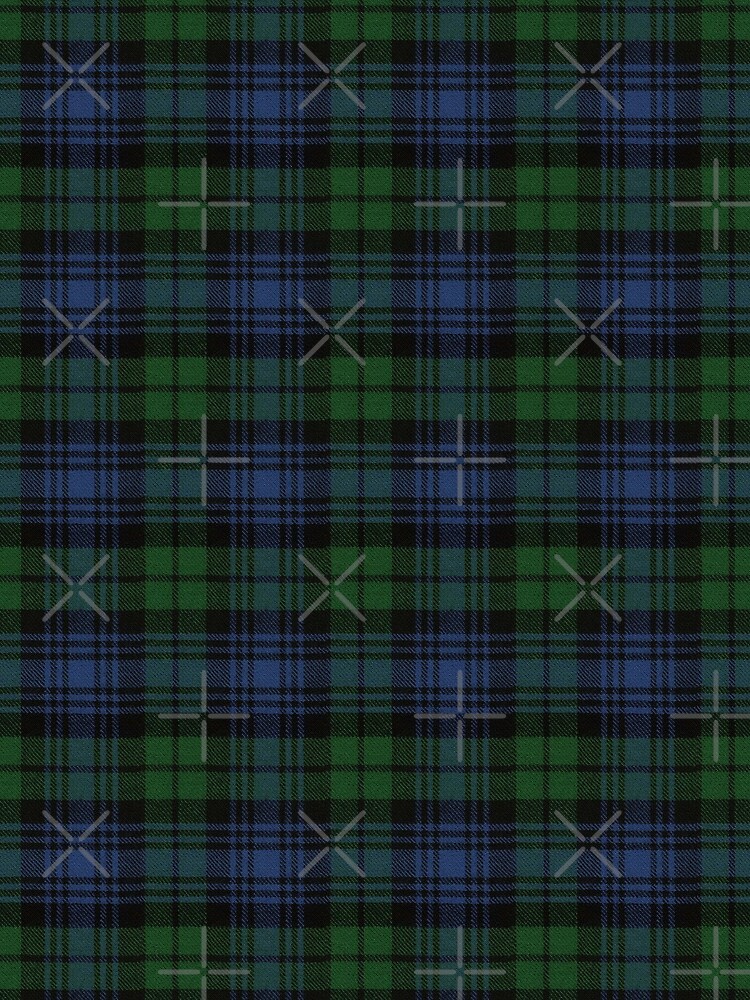 Black Watch Ancient Original Scottish Tartan by DiamondWillow