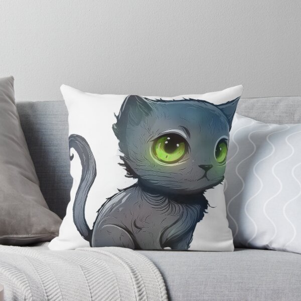 Item preview, Black cat designed and sold by Tooncil.
