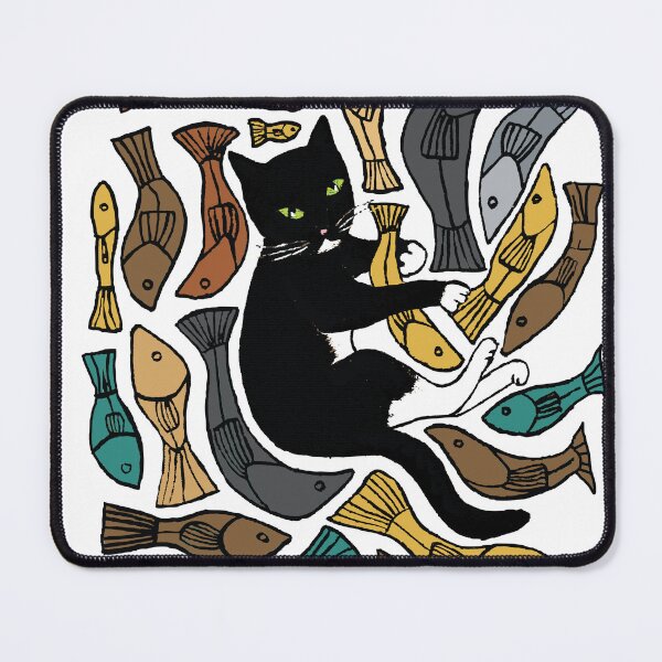 Item preview, Fishing cat in the sea designed and sold by MiowandMolly.