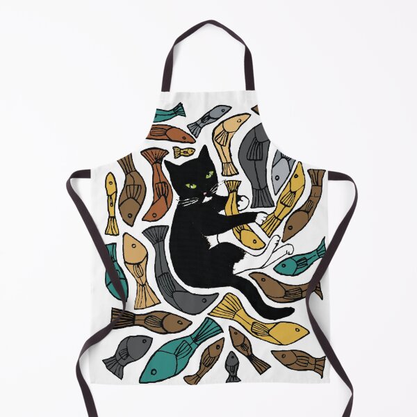 Item preview, Fishing cat in the sea designed and sold by MiowandMolly.