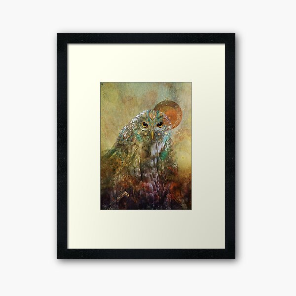 Item preview, Mystical Shaman Owl designed and sold by jena dellagrottaglia.