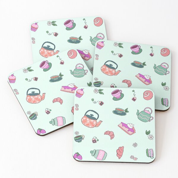 Item preview, Cute and colorful tea party pack  designed and sold by Yarafantasyart.
