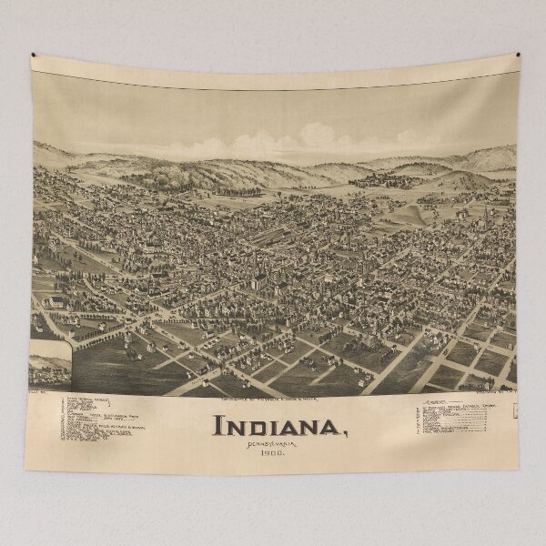 Artikelvorschau, Indiana, Pennsylvanien (1900) entworfen und verkauft von allhistory.