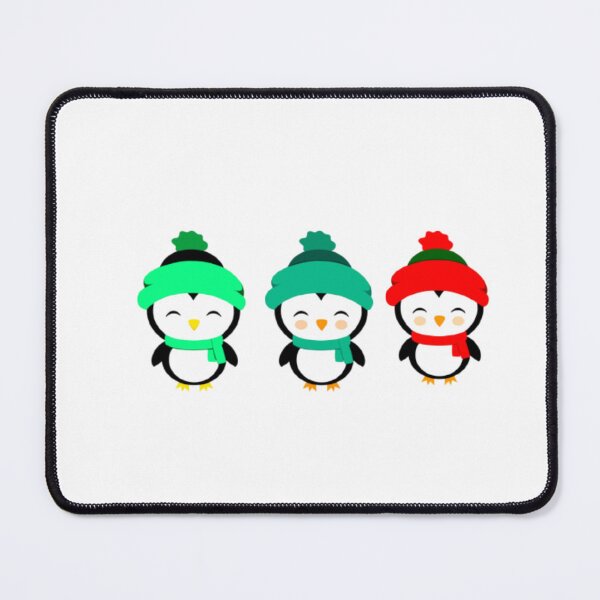 Item preview, Three Cute Winter Penguins designed and sold by funkyfreshfinds.