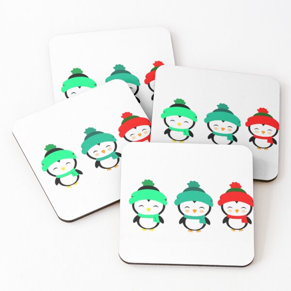 Item preview, Three Cute Winter Penguins designed and sold by funkyfreshfinds.