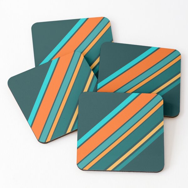 Item preview, Diagonal retro style stripes design designed and sold by BattaAnastasia.