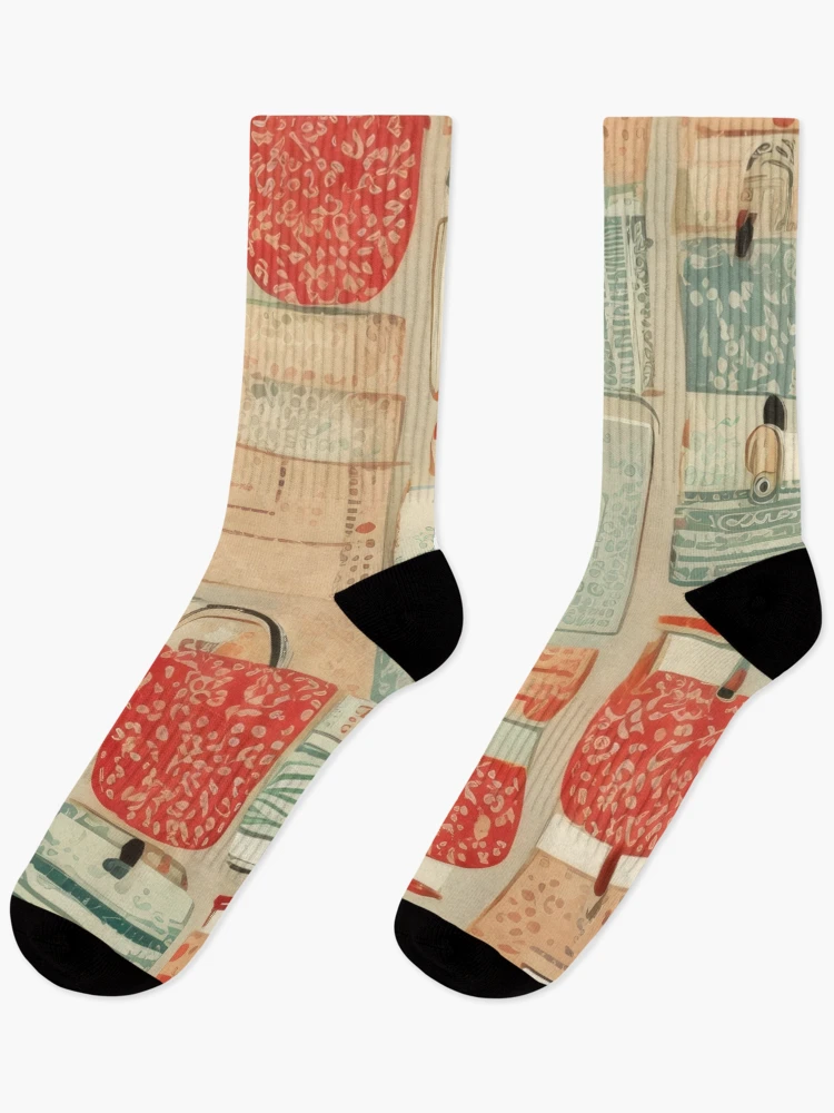 Thumbnail 1 of 5, Socks, Modern Abstract Pattern designed and sold by FireScreen.