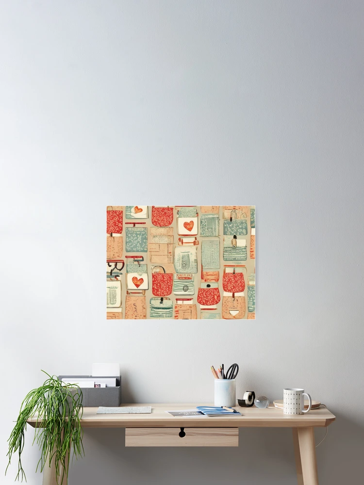 Thumbnail 2 of 3, Poster, Modern Abstract Pattern designed and sold by FireScreen.