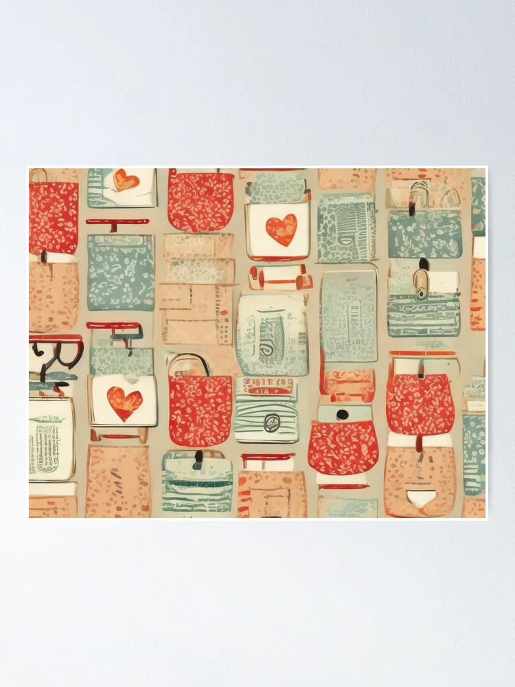 Thumbnail 1 of 3, Poster, Modern Abstract Pattern designed and sold by FireScreen.