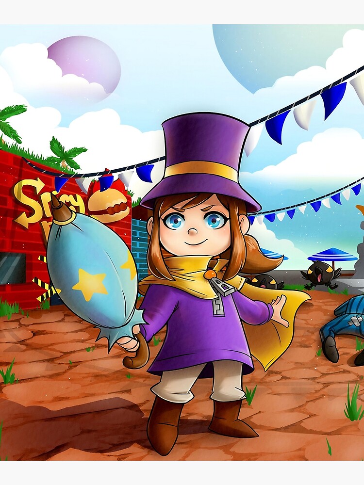 a hat in time Poster for Sale by mallaksobek