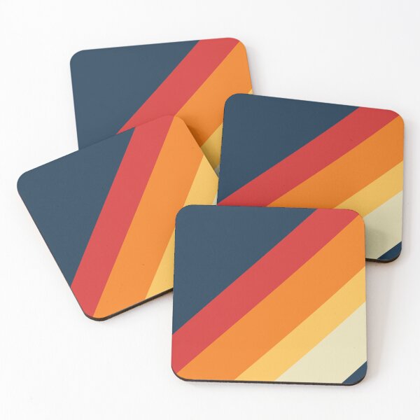 Item preview, Diagonal stripes in retro style designed and sold by BattaAnastasia.