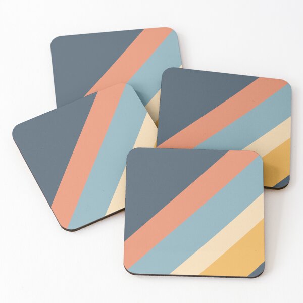 Item preview, Diagonal stripes in retro style designed and sold by BattaAnastasia.