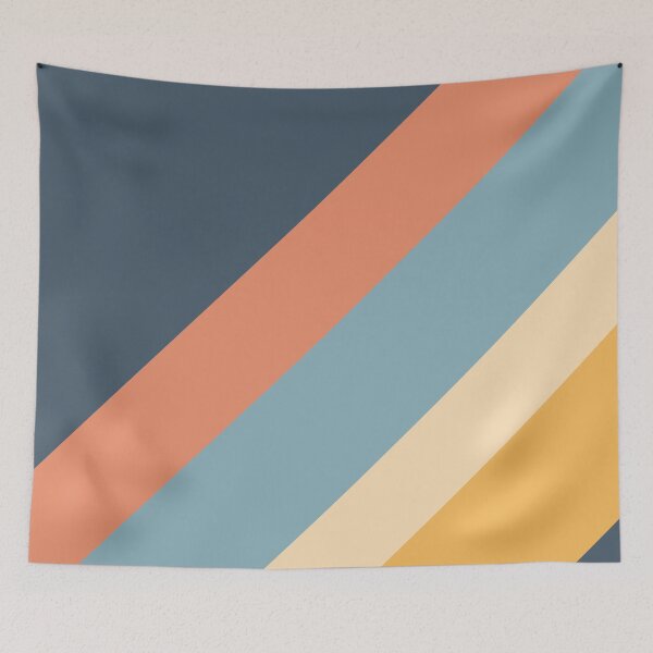 Item preview, Diagonal stripes in retro style designed and sold by BattaAnastasia.