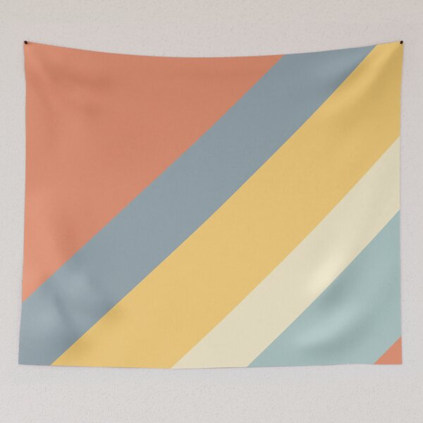 Item preview, Diagonal stripes in retro style designed and sold by BattaAnastasia.
