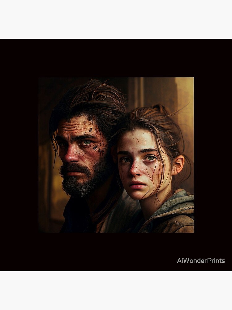 ORIGINAL ART Joel Miller the Last of Us Part II Watercolor 