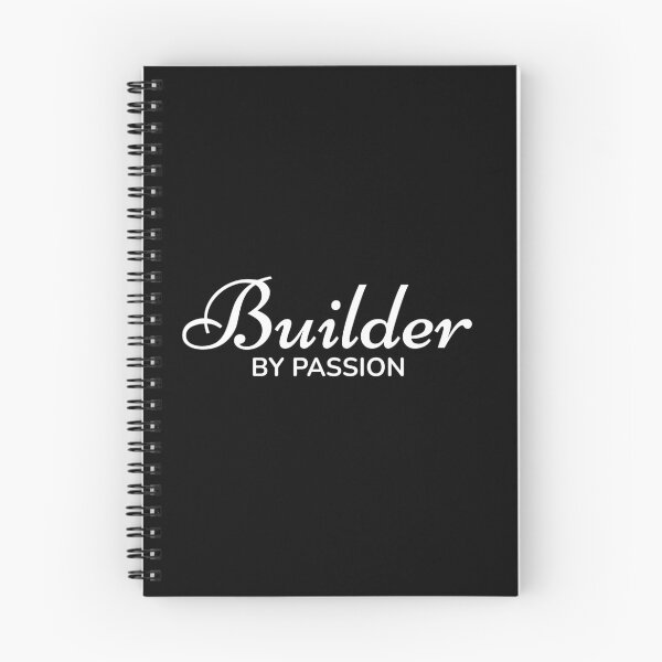 Item preview, Builder by Passion - White designed and sold by TrulyRested.