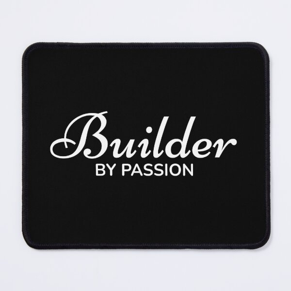 Item preview, Builder by Passion - White designed and sold by TrulyRested.