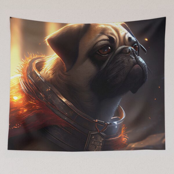 Item preview, Heroic Warrior: Pug designed and sold by ArmouredPaws.