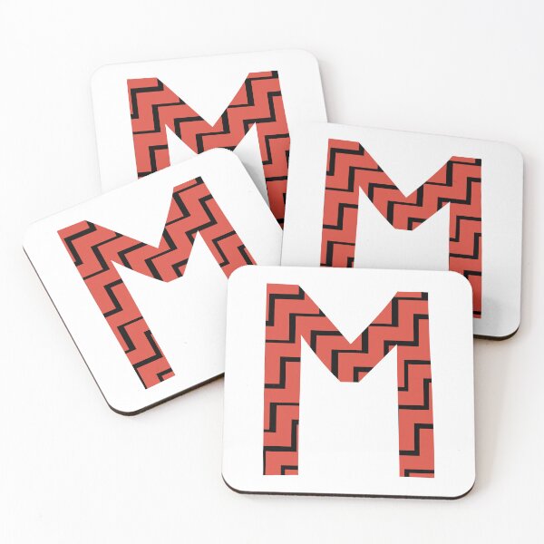 Item preview, The letter M in a decorative labyrinth pattern designed and sold by Chen-Len.